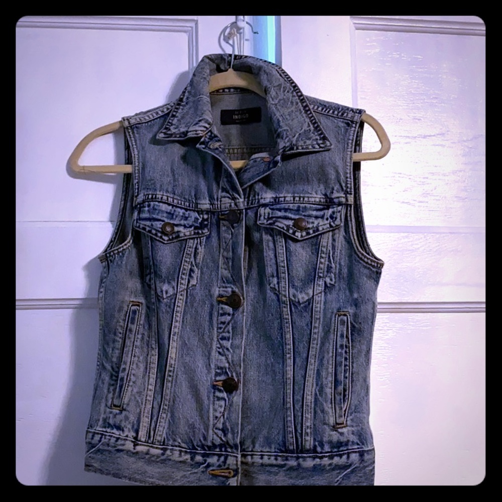 Jcrew Denim Vest. Like New Size S
